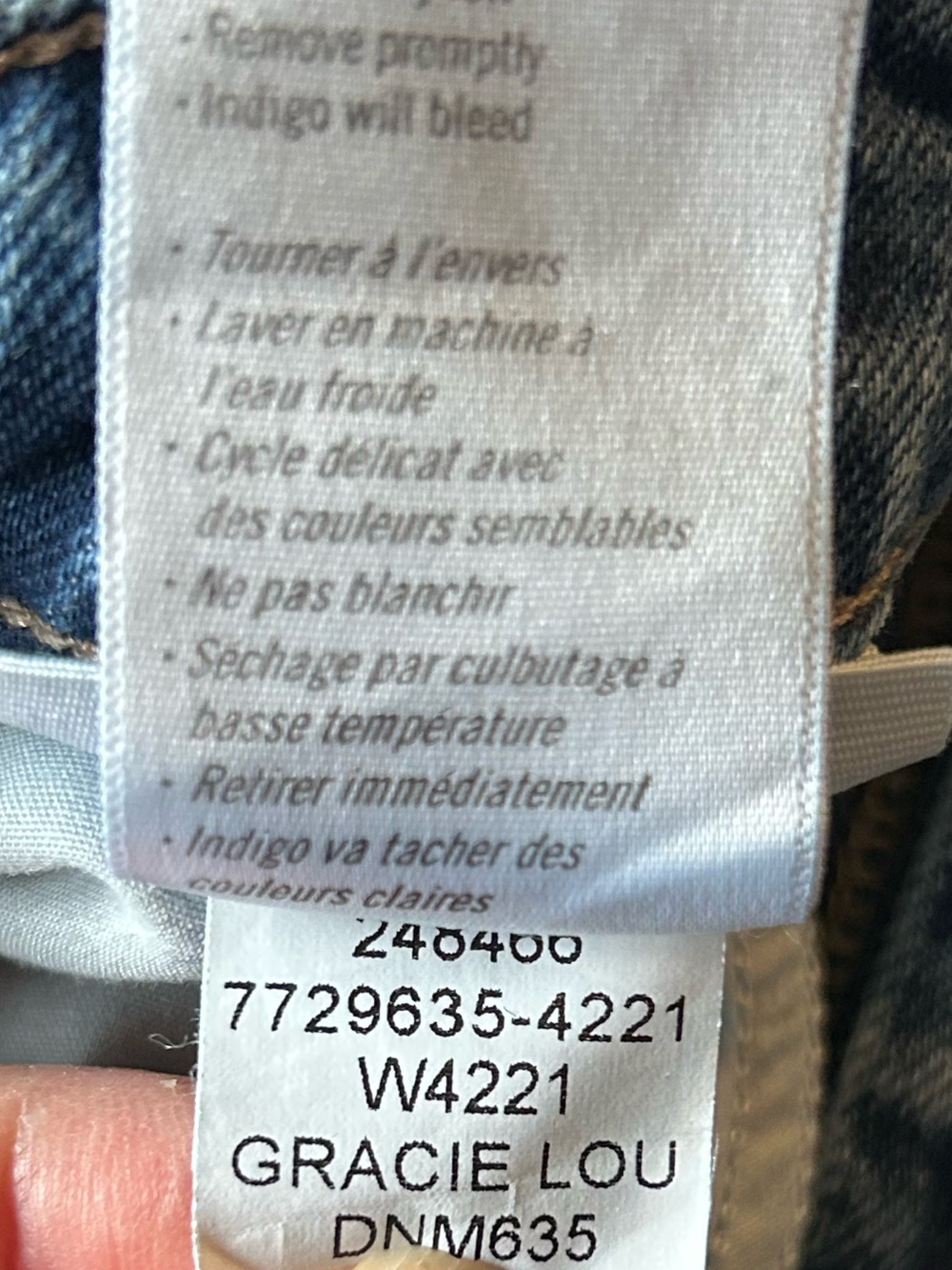 PAIGE Harper Wide Leg High-Rise Blue Women's Jeans Size 29 - Picture 15 of 15